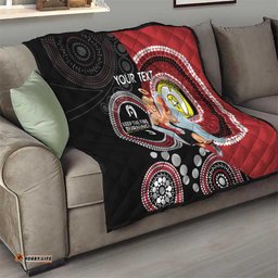 custom afl st kilda naidoc week quilt keep the fire burning indigenous art