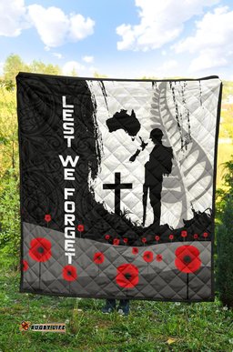 anzac day premium quilt new zealand australia lest we forget
