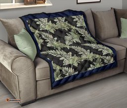 fern leaves design quilt