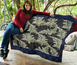 fern leaves design quilt