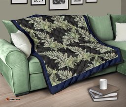 fern leaves design quilt