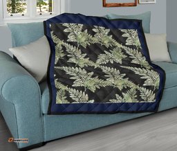 fern leaves design quilt