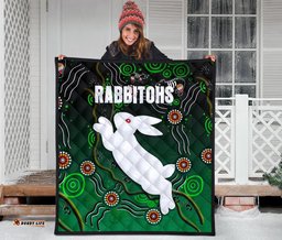 rabbitohs premium quilt simple indigenous