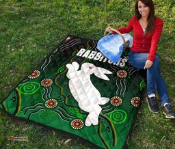 rabbitohs premium quilt simple indigenous