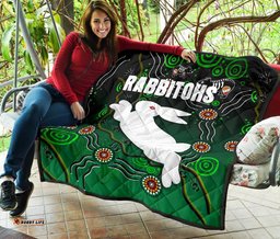 rabbitohs premium quilt simple indigenous