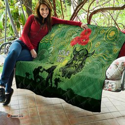 custom raiders rugby anzac quilt canberra the military soldiers