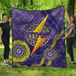 storm rugby quilt custom aboriginal storm quilt