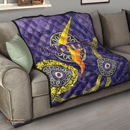 storm rugby quilt custom aboriginal storm quilt