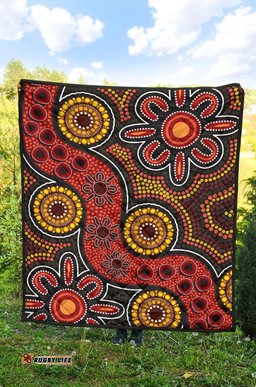 aboriginal premium quilt indigenous patterns ver11
