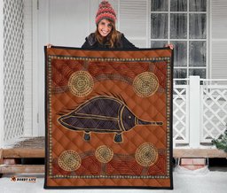 aboriginal premium quilt indigenous echidna