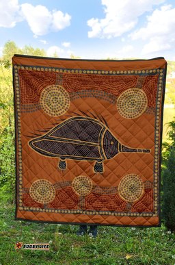aboriginal premium quilt indigenous echidna
