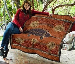 aboriginal premium quilt indigenous echidna
