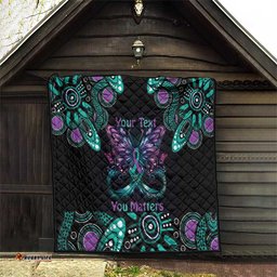 personalised hope fight suicide prevention awareness quilt aboriginal motif