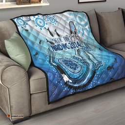 personalised keep the fire burning naidoc 2024 quilt aboriginal dot with crocodile