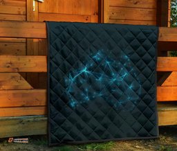 premium quilts australia map coverlets glowing