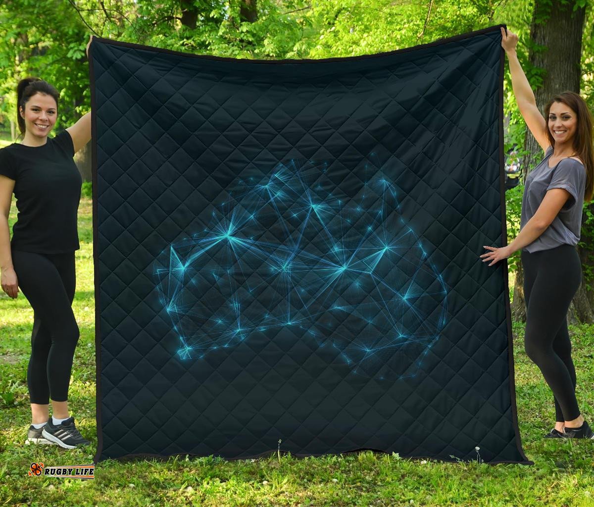 premium quilts australia map coverlets glowing