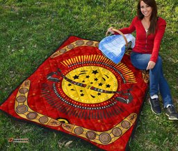 aboriginal premium quilt aboriginal boomerang