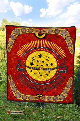 aboriginal premium quilt aboriginal boomerang
