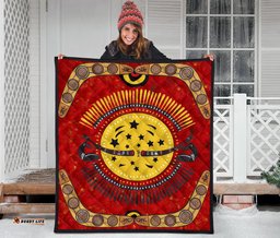 aboriginal premium quilt aboriginal boomerang