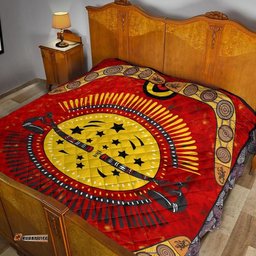 aboriginal premium quilt aboriginal boomerang