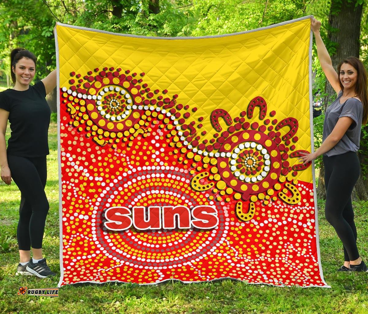 gold coast premium quilt suns aboriginal
