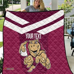 custom queensland rugby quilt maroons cane toad origin sporty
