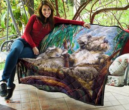 premium quilt koala and joey quilt 3d art