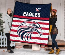 usa rugby premium quilt eagles simple style navy