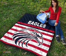 usa rugby premium quilt eagles simple style navy
