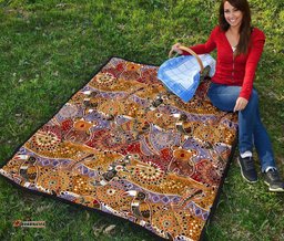 premium quilts aboriginal patterns coverlets australian animals