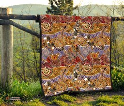 premium quilts aboriginal patterns coverlets australian animals