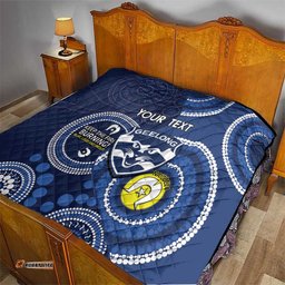 custom afl geelong naidoc week quilt keep the fire burning indigenous art