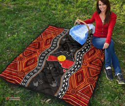 aboriginal premium quilt australia indigenous map