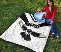 western suburbs magpies premium quilt original style white