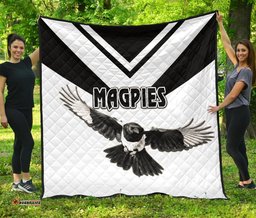 western suburbs magpies premium quilt original style white