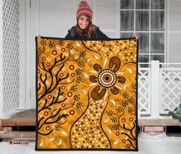 premium quilt aboriginal art in spring style