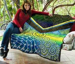 aboriginal premium quilt dot painting indigenous circle patterns