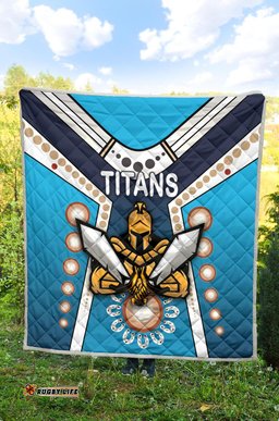 gold coast premium quilt titans gladiator simple indigenous
