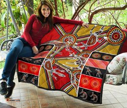 aboriginal premium quilt kangaroo dot painting patterns
