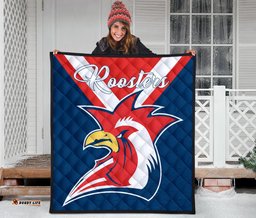 australia roosters premium quilt rugby