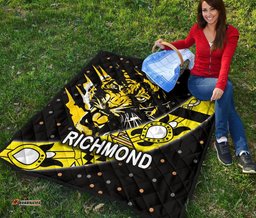 richmond premium quilt tigers dotted