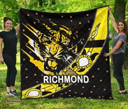 richmond premium quilt tigers dotted