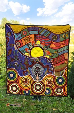 quilts shaman people and animals