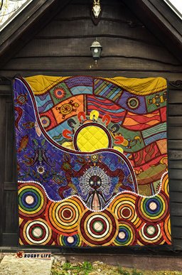 quilts shaman people and animals