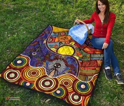 quilts shaman people and animals