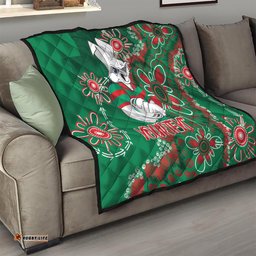 personalised rabbitohs naidoc week 2024 quilt aboriginal fire burning sparks