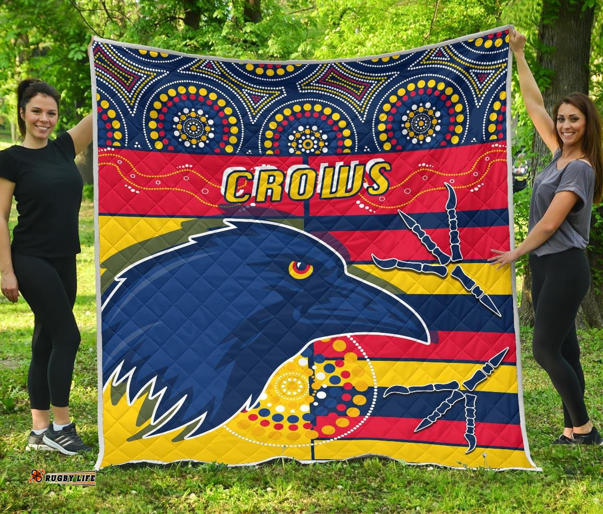 adelaide premium quilt indigenous crows 02