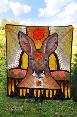 premium quilts kangaroo coverlets aboriginal patterns ver01