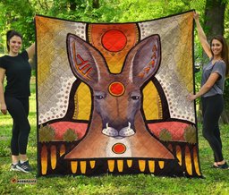 premium quilts kangaroo coverlets aboriginal patterns ver01