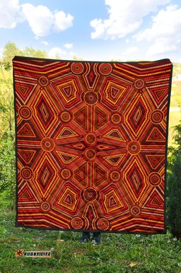 aboriginal premium quilt indigenous patterns ver02